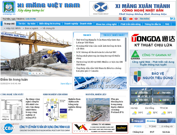Ximang.vn - Diễn đàn của các nhà sản xuất xi măng